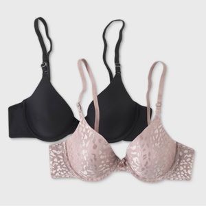 Maidenform T-Shirt Bra 2pk, size 36C